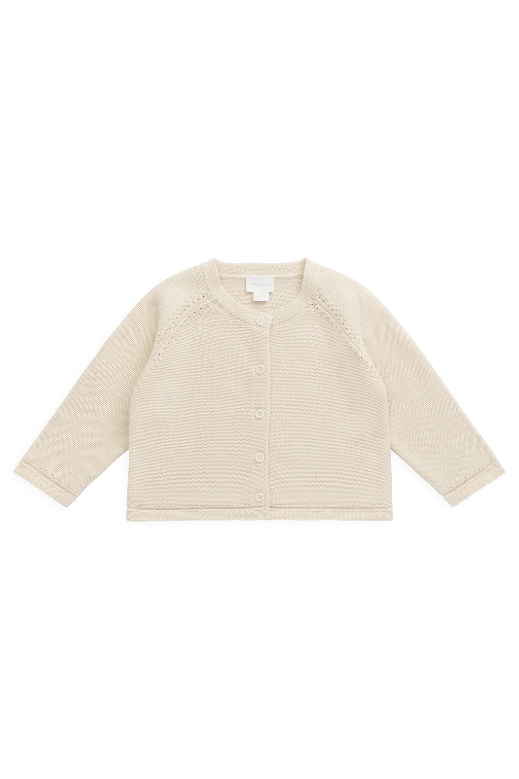 Delaney Knitted Cardigan- Vanilla