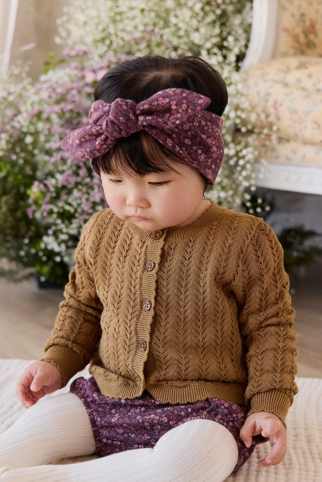 Maxine Knitted Cardigan- Antique Bronze