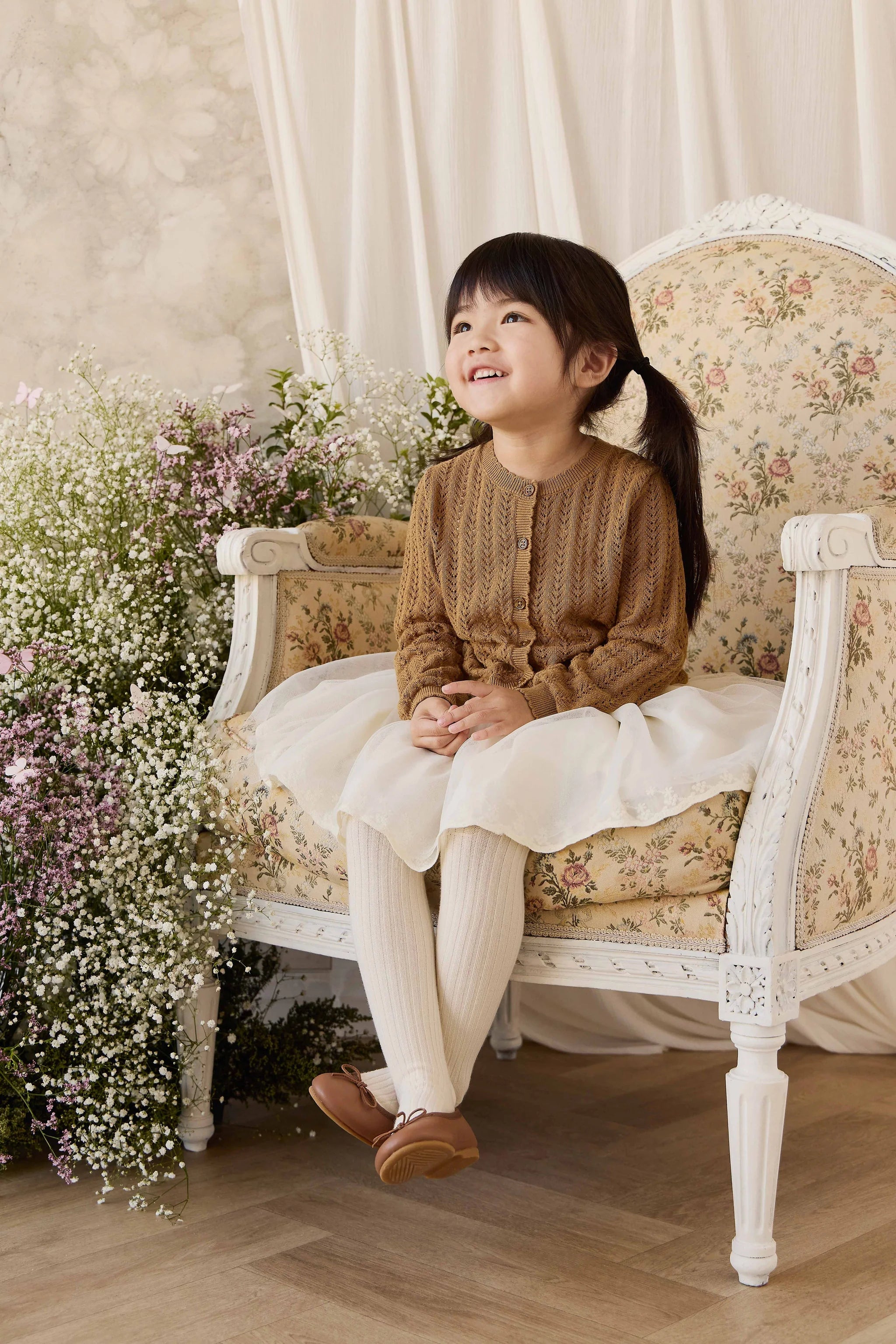 Maxine Knitted Cardigan- Antique Bronze