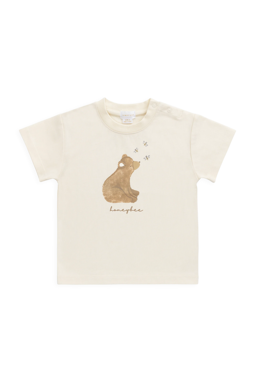 Organic Cotton Bjorn Tee-Honeybee Bear