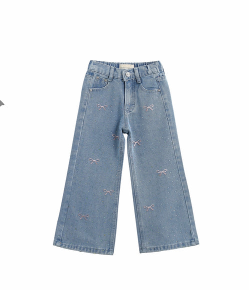 Bow & Rhinestone Pant