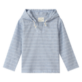 Chambray Blue Stripe Top