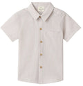Cream Seersucker Shirt