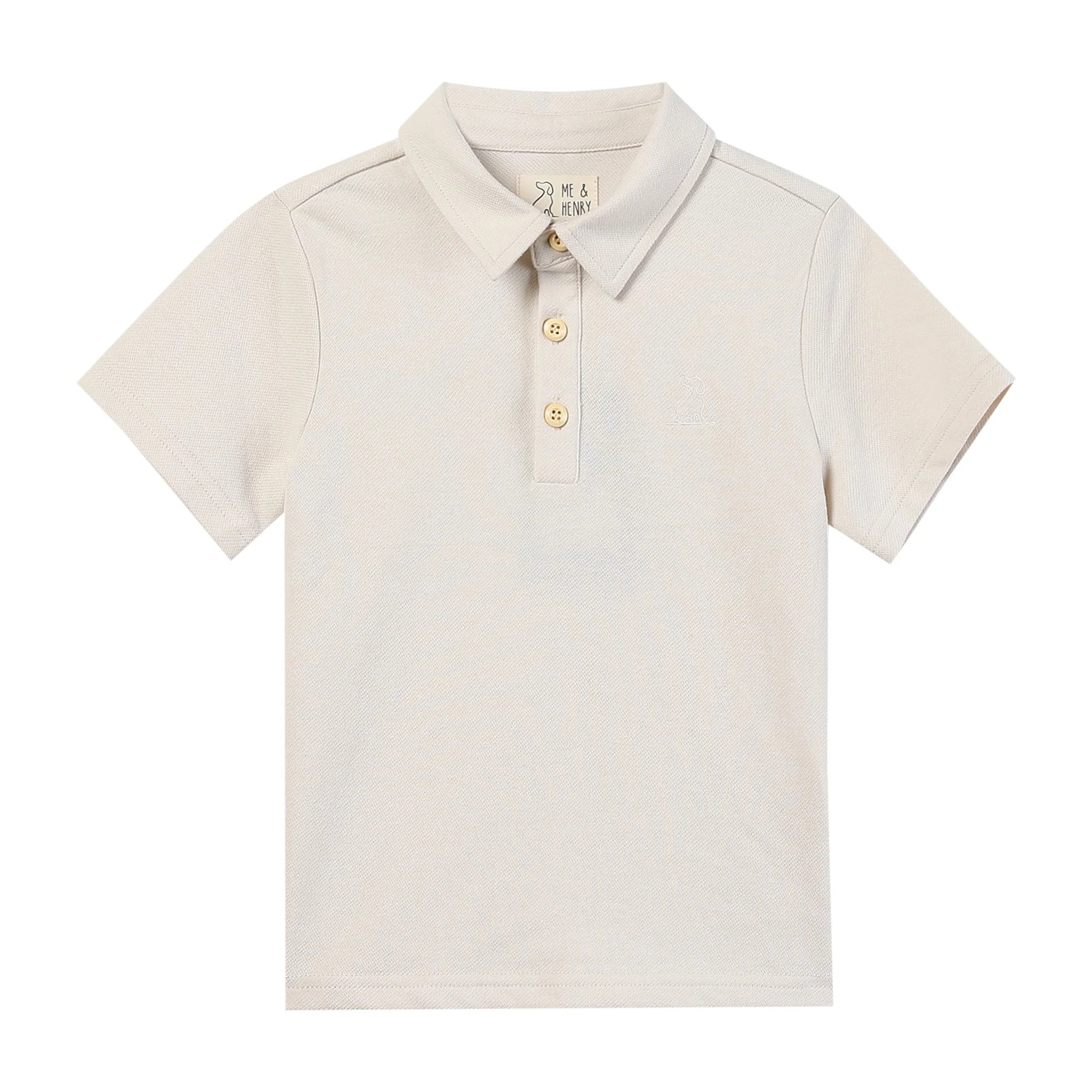 CREAM PIQUE POLO