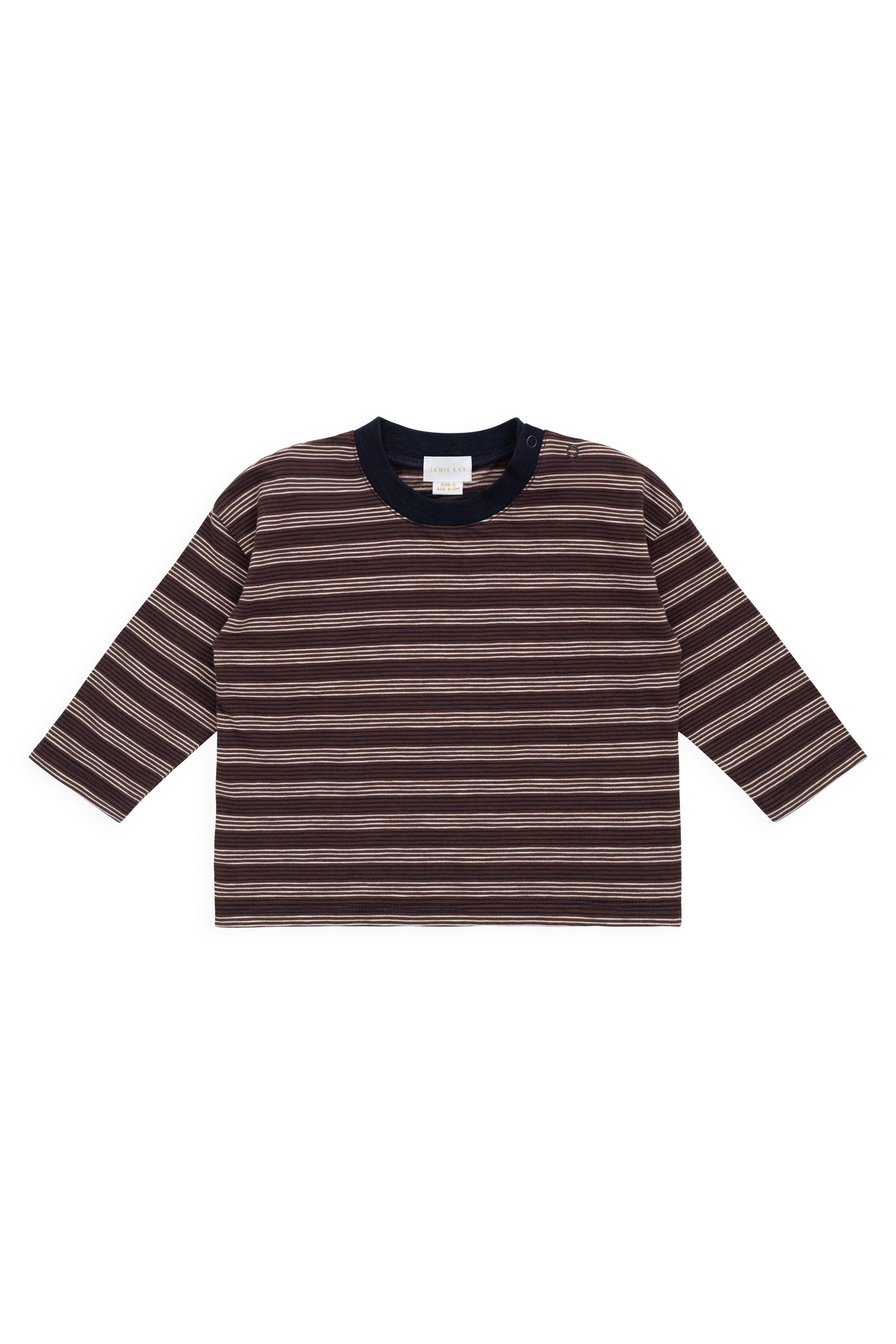 Iver Long Sleeve Tee- Regal Stripe