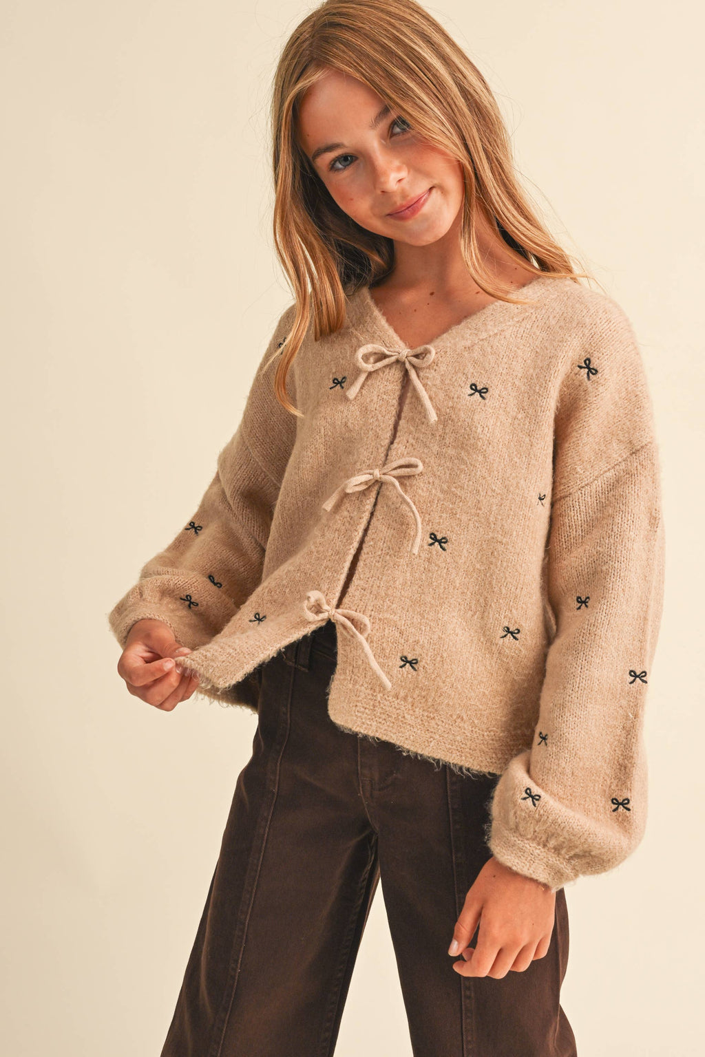 Margot Bow Cardigan