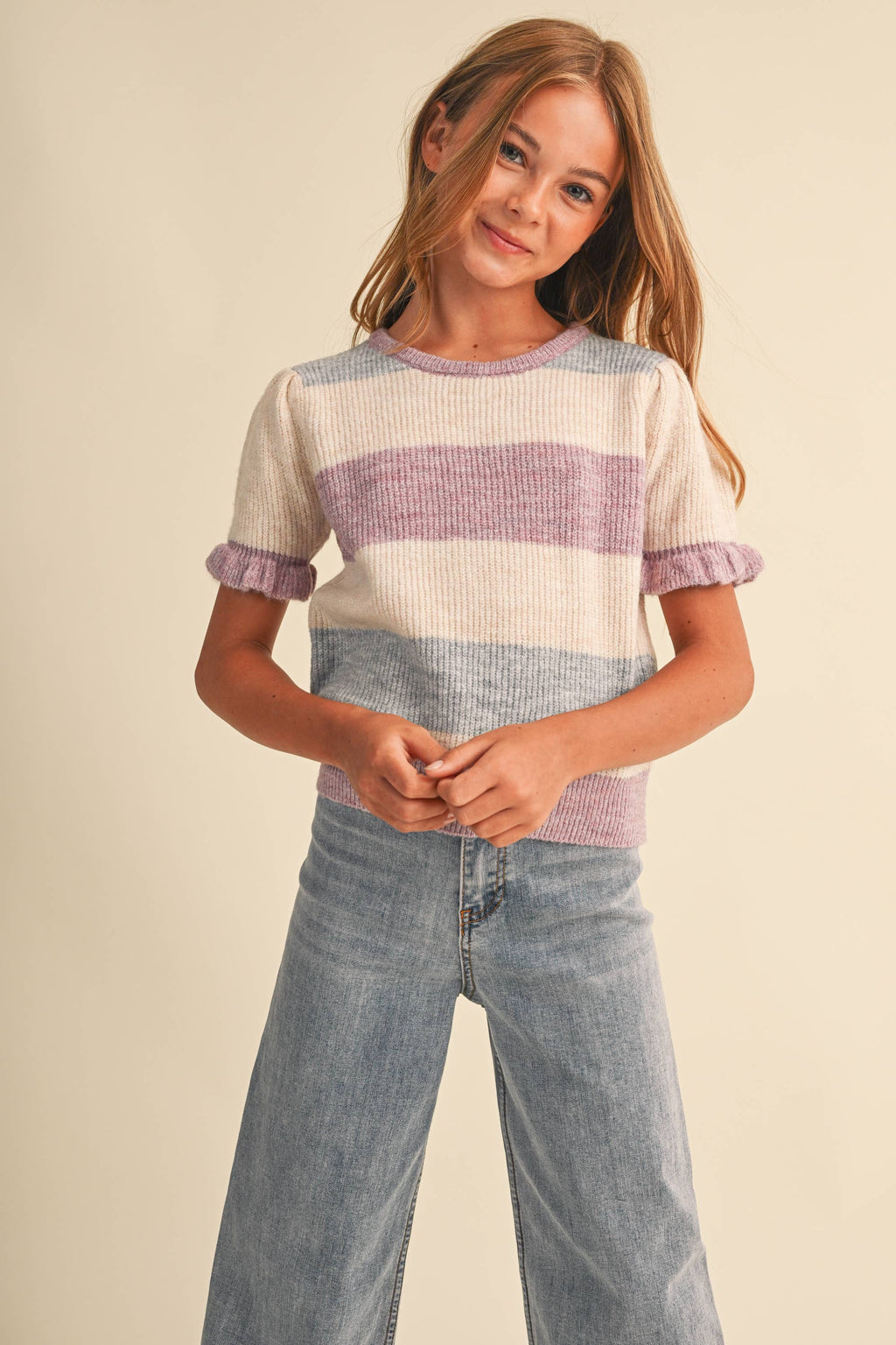 PUFF SLEEVE SWEATER