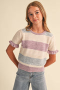 PUFF SLEEVE SWEATER