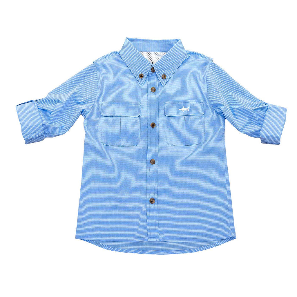 Performance Fishing Shirt Blue