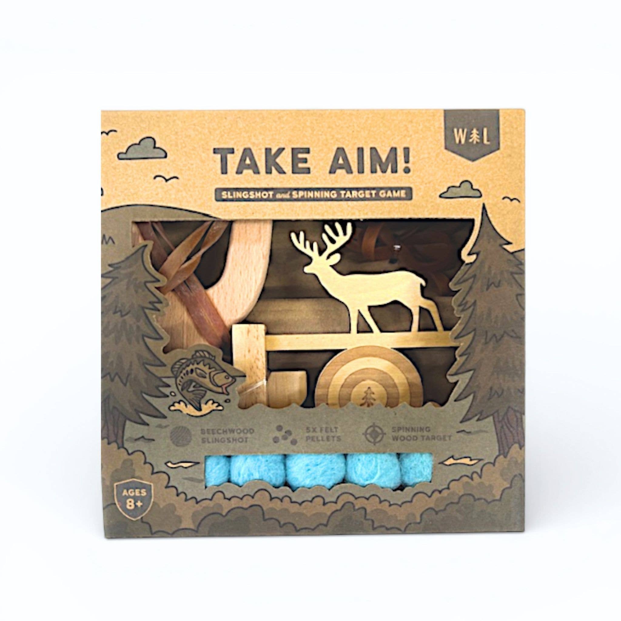 Kids Slingshot & Target Set