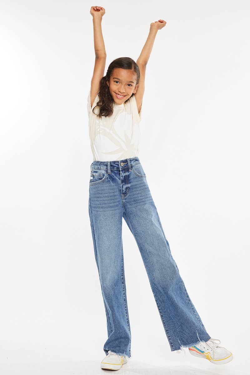KanCan High Rise Slim Wide Leg