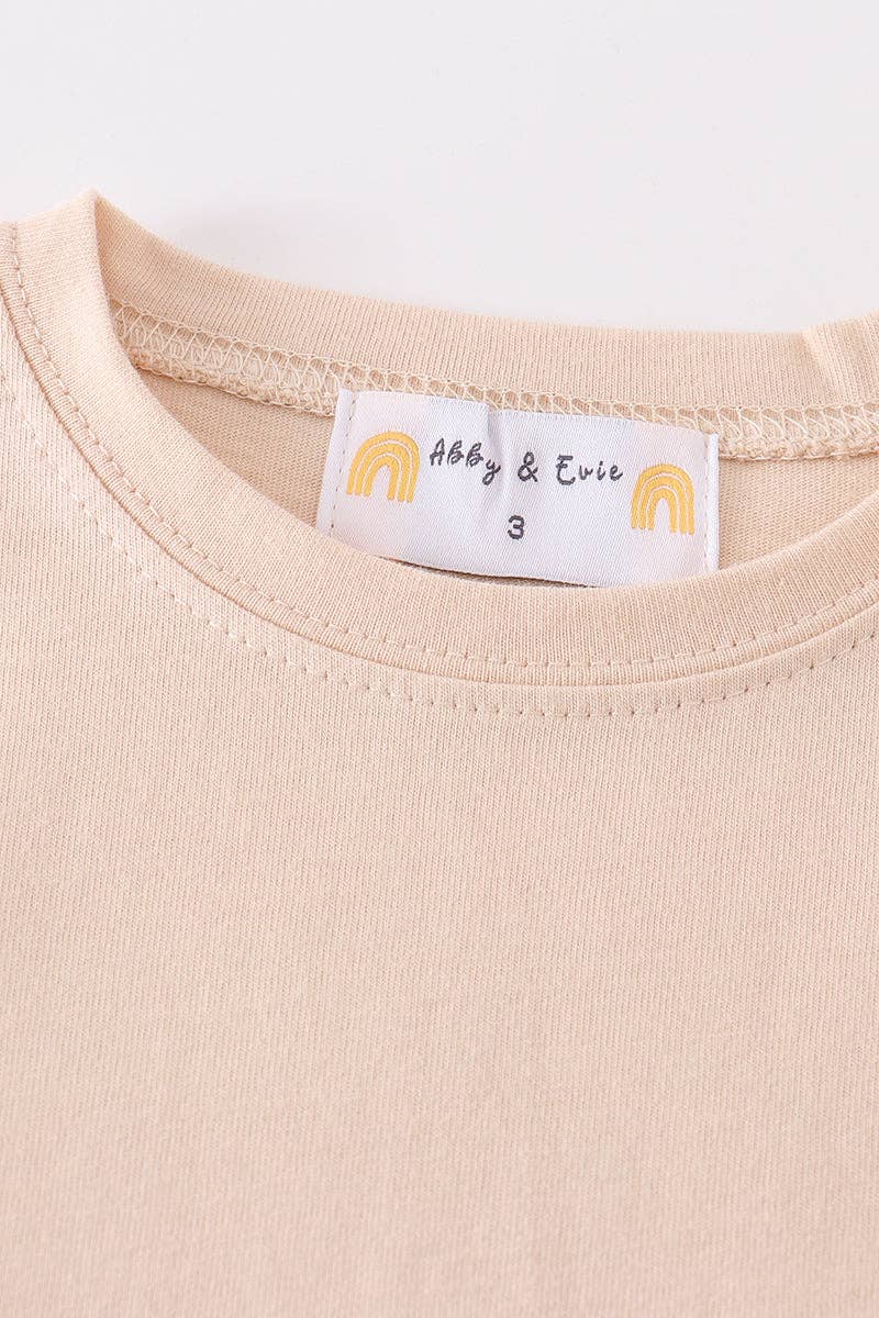 Premium Apricot basic T-shirt