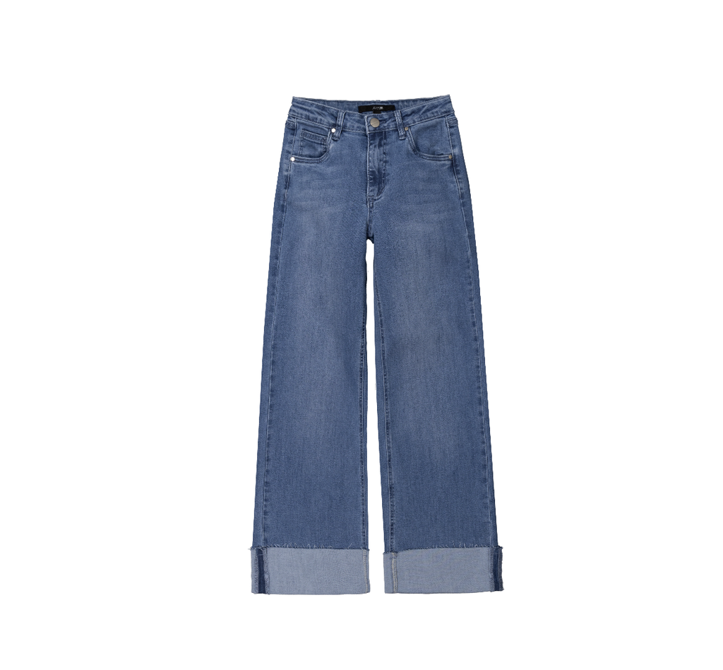 Mia High Rise Cuffed Wide Leg