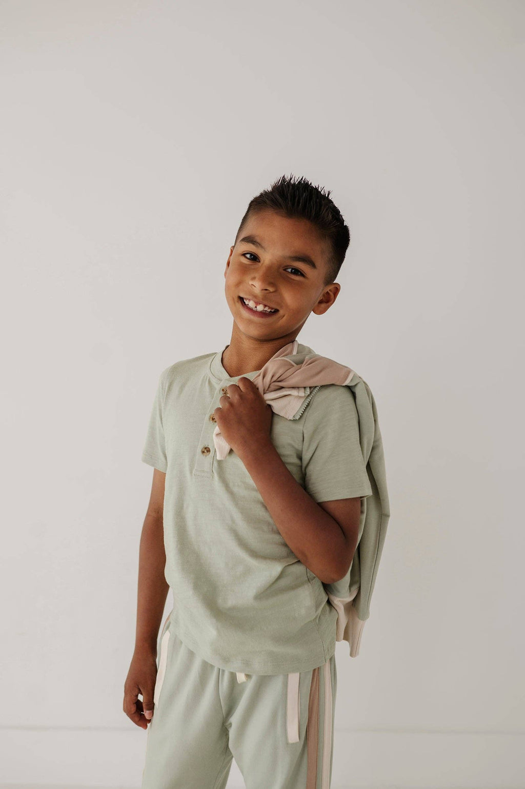Short Sleeve Henley Shirt