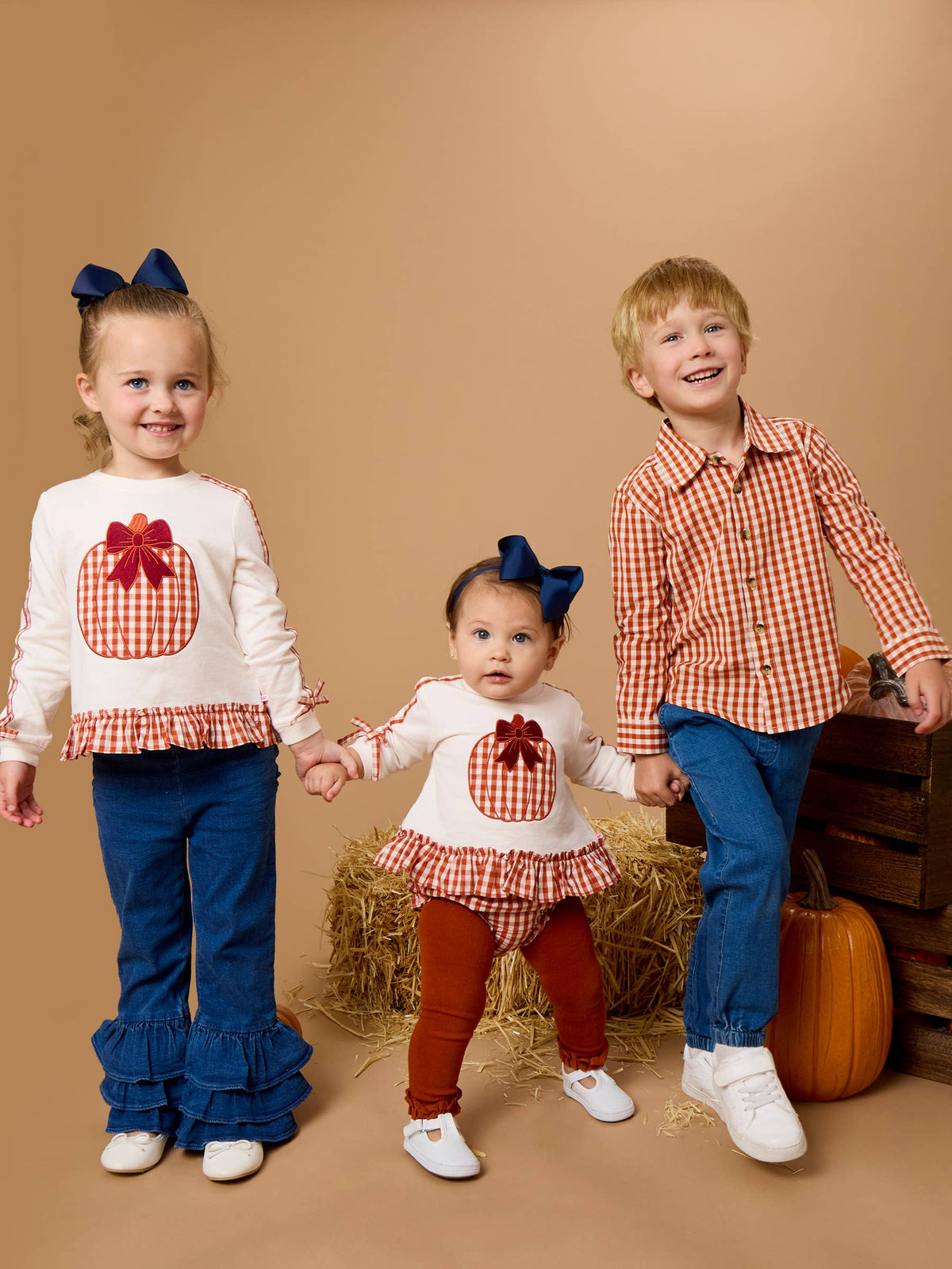 Pumpkin Bow Sweatshirt