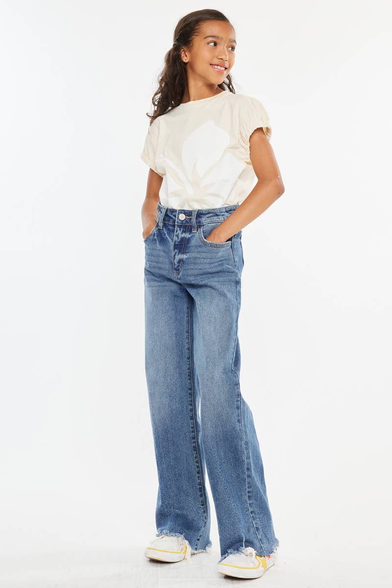 KanCan High Rise Slim Wide Leg