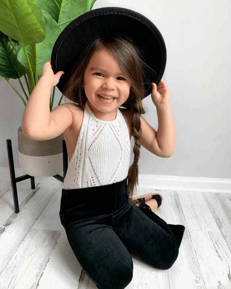 Drake Crochet Halter Romper