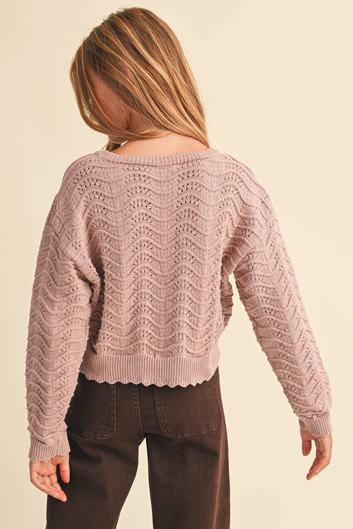 Avery Wave Knit Sweater