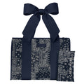 Case-Mate Bow Jelly Tote- Navy Bandana