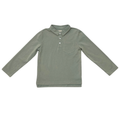 Garment-Washed Collar Shirt