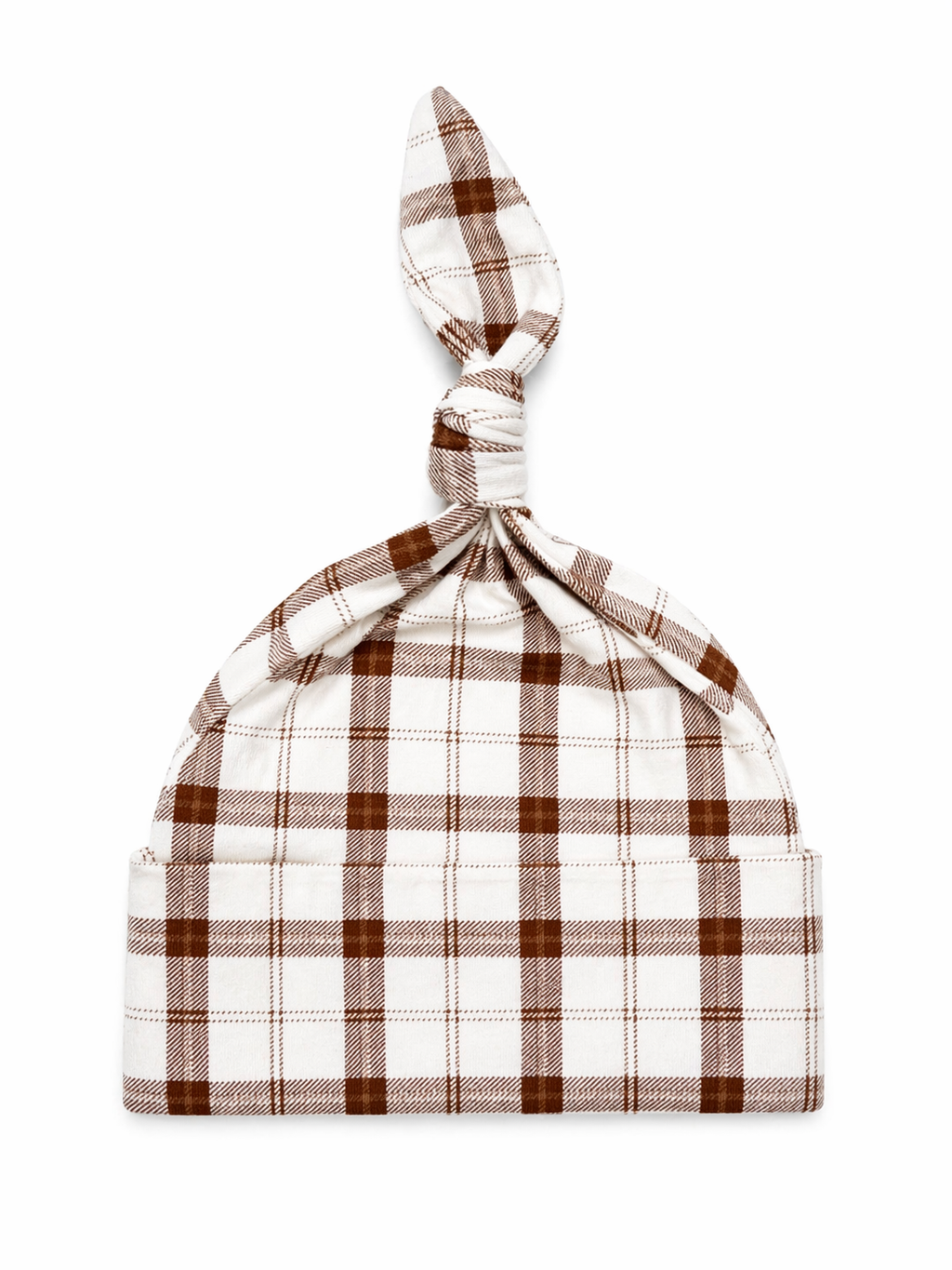 Knot Beanie, Homestead Plaid