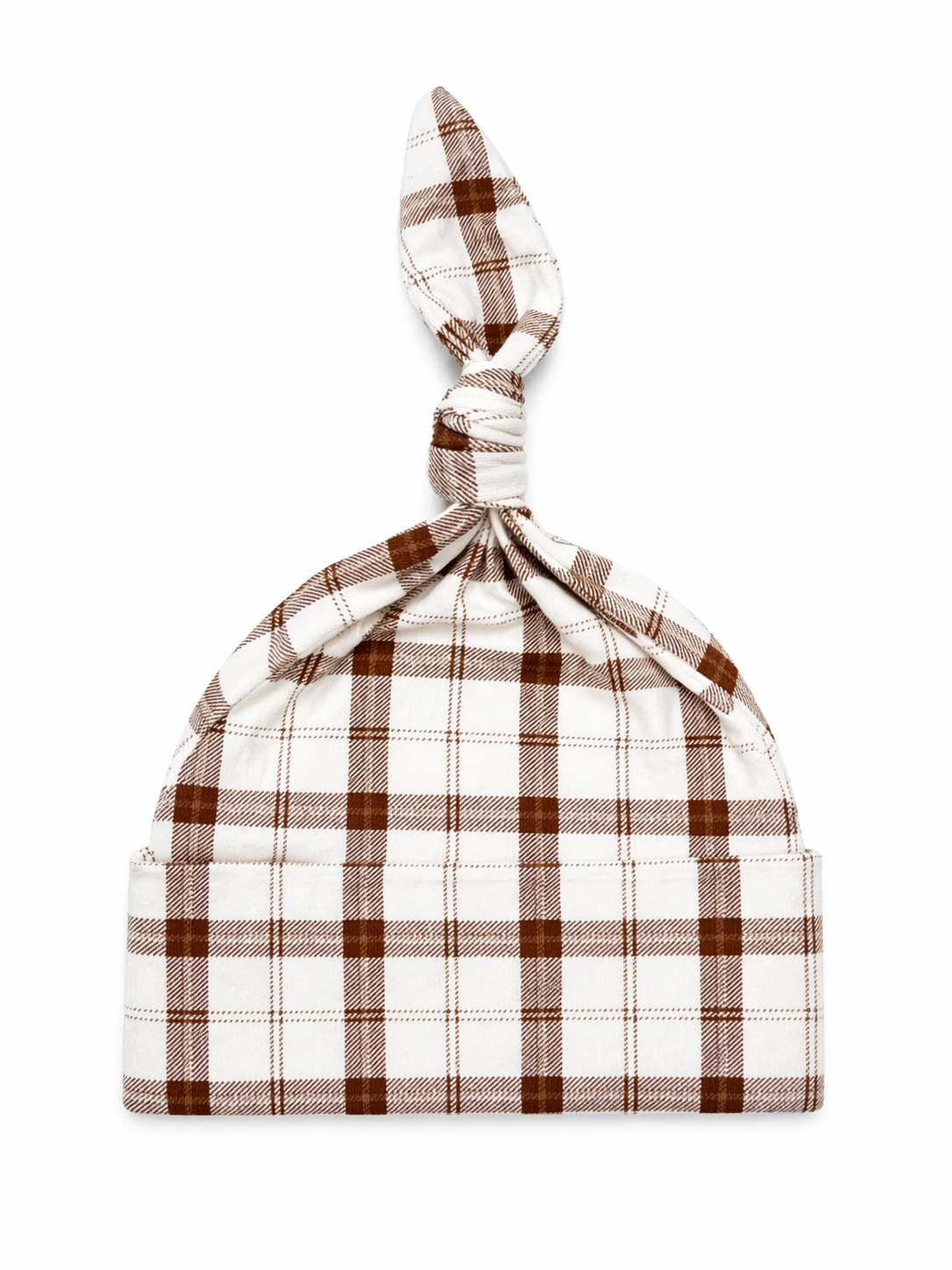 Knot Beanie, Homestead Plaid