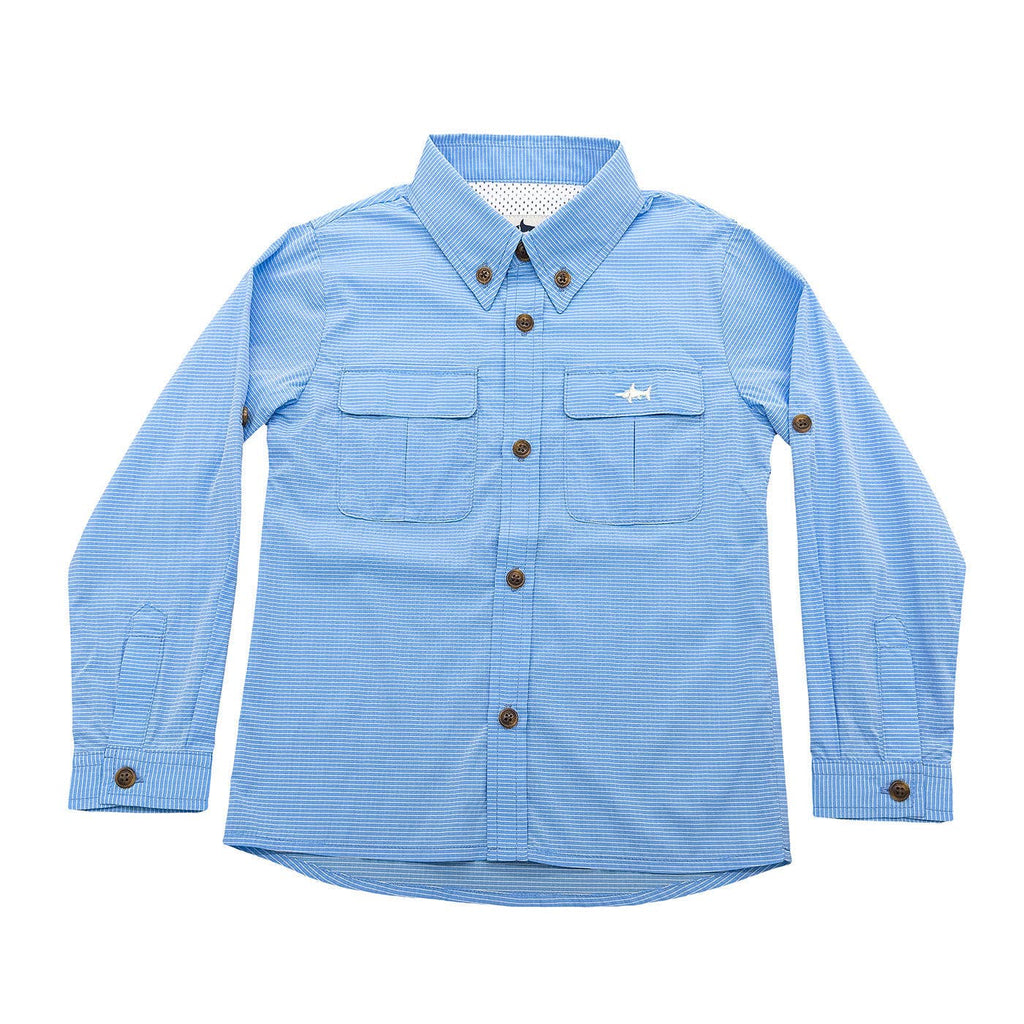 Performance Fishing Shirt Blue