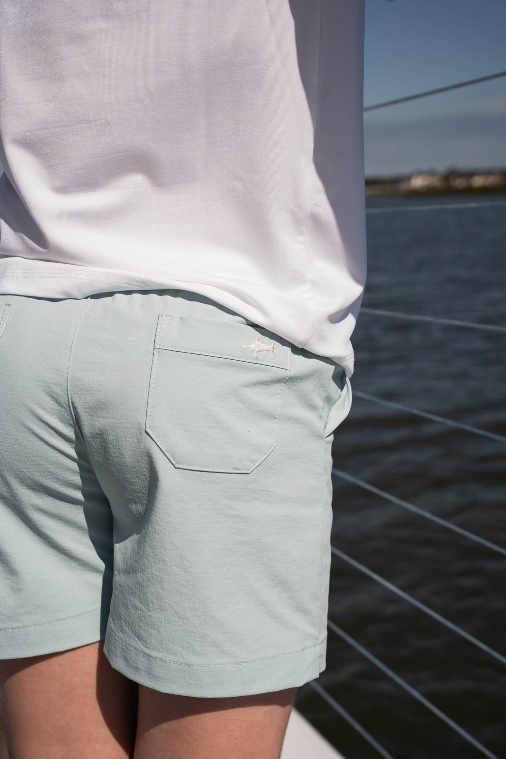 Topsail Performance Short Light Blue
