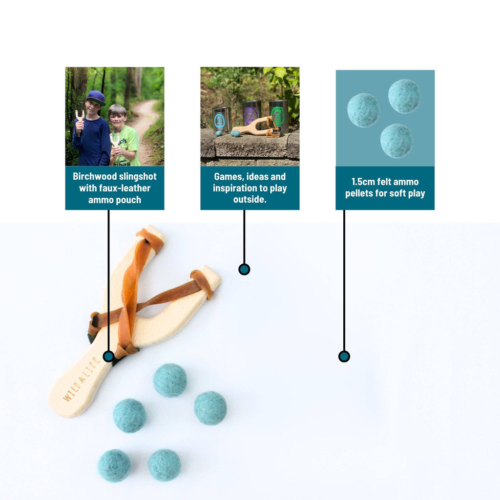 Kids Slingshot & Target Set