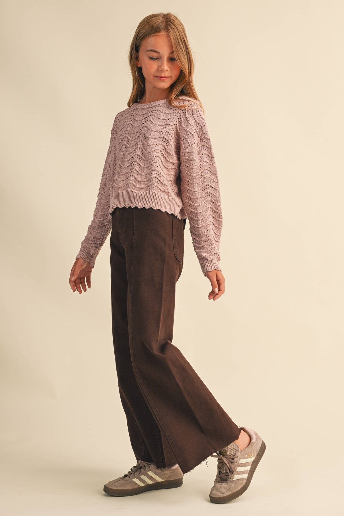 Avery Wave Knit Sweater