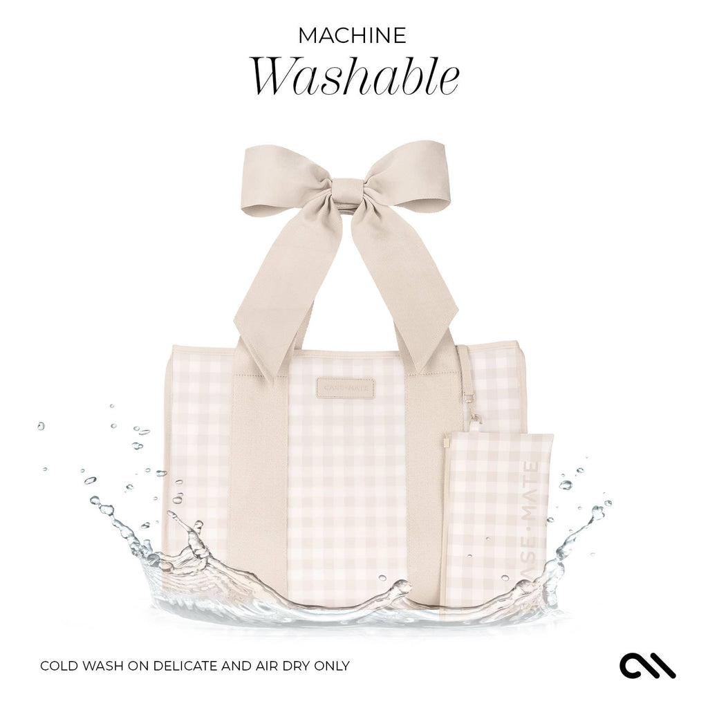 Case-Mate Bow Jelly Tote- Matte Latte