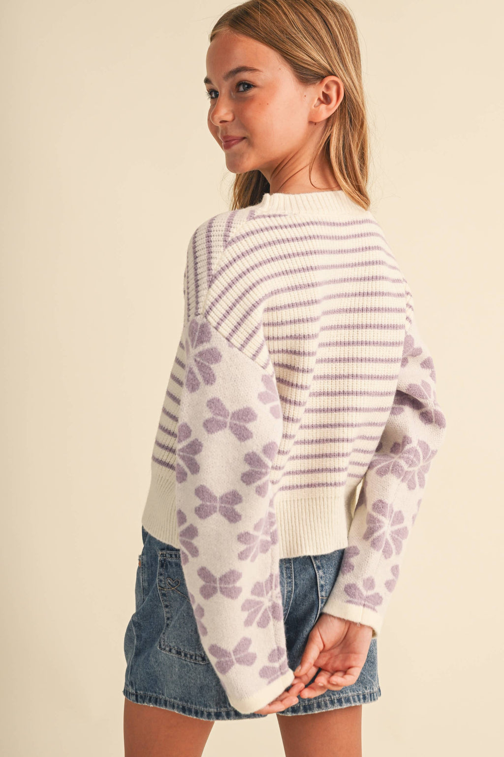 TESSA BOW SWEATER