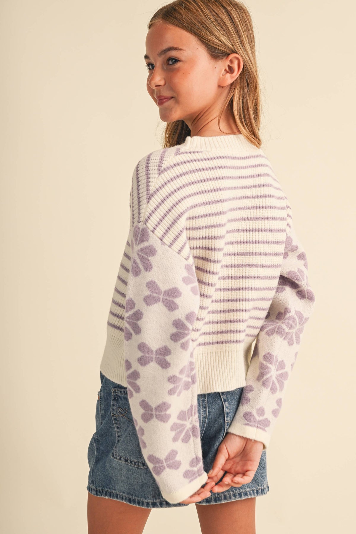 TESSA BOW SWEATER