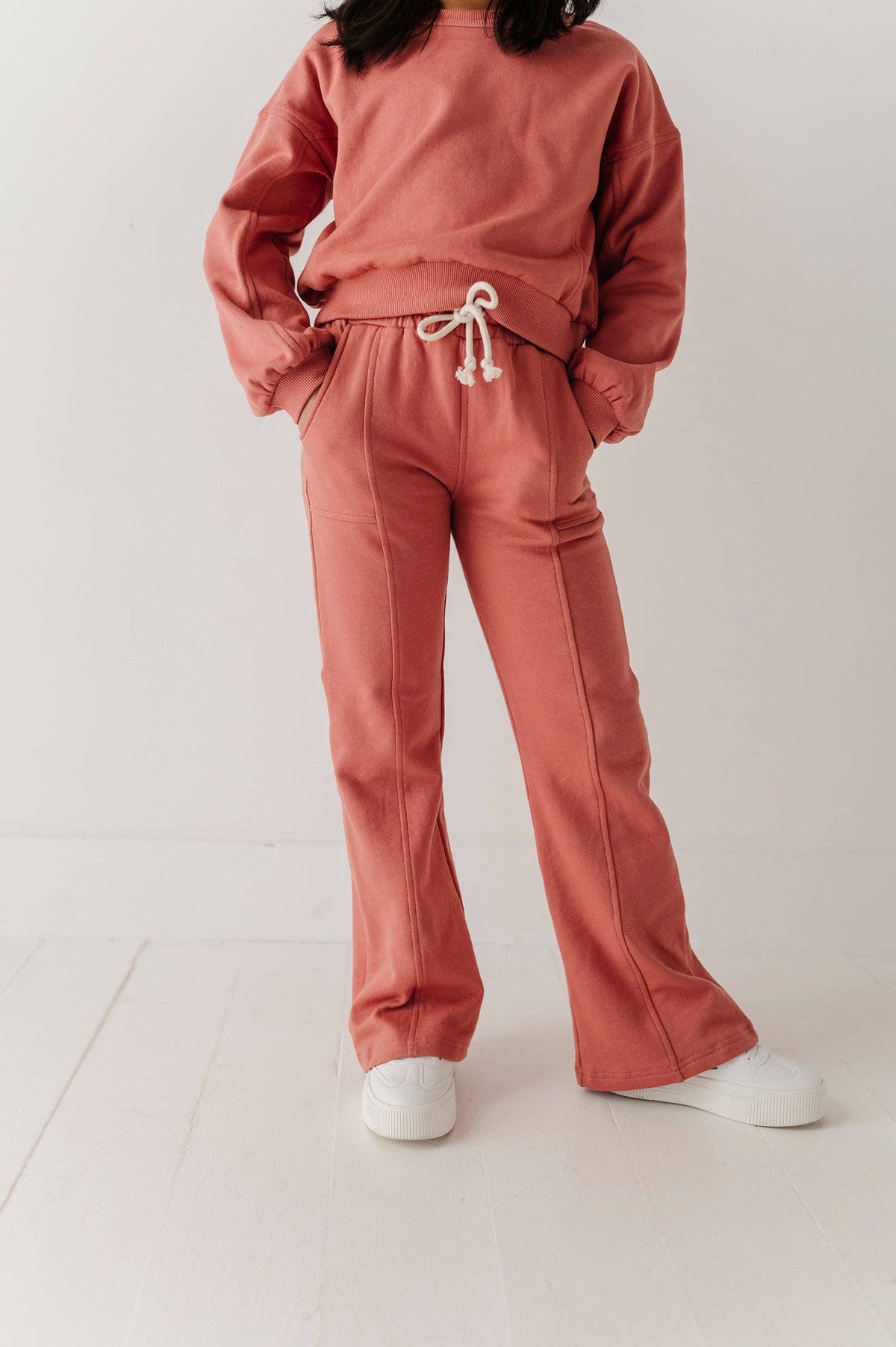 Terry Wide Leg Pants