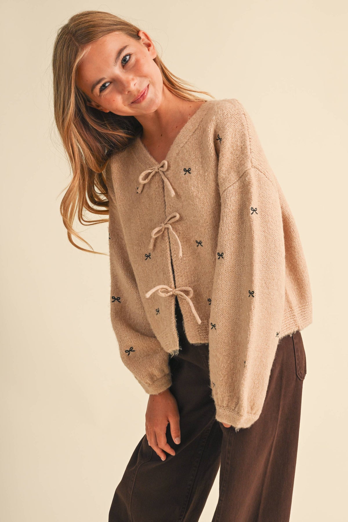Margot Bow Cardigan