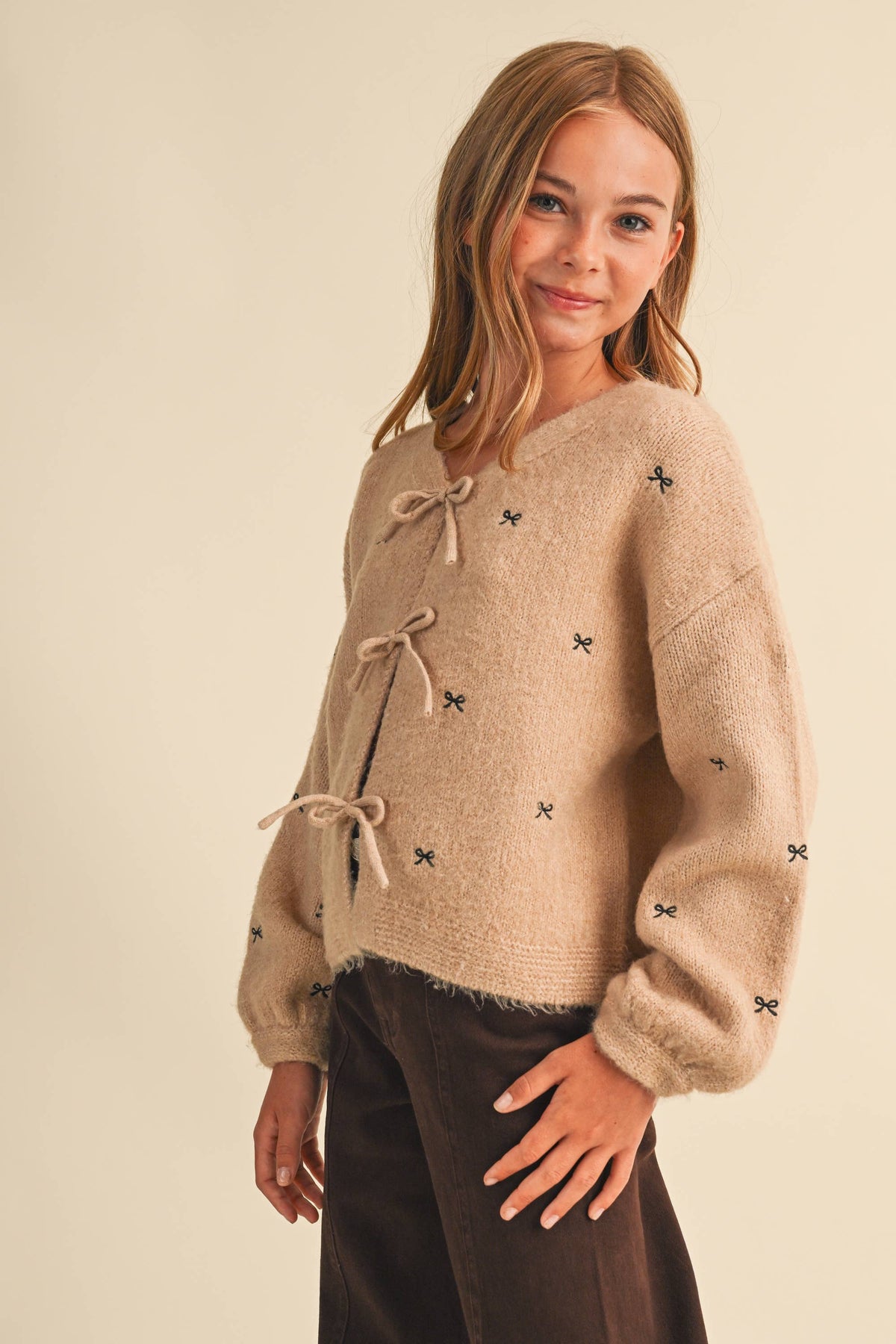 Margot Bow Cardigan